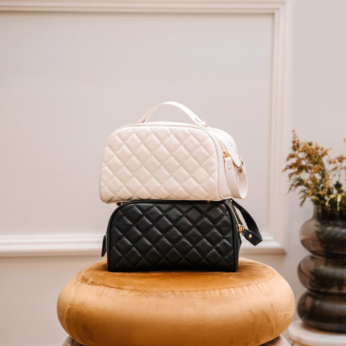 Vegan Leather Toiletry Bag
