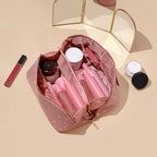 Medium Flat Lay Makeup Bag with Print