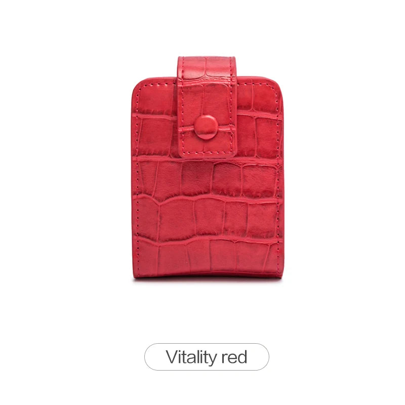 Mini lipstick case, red
