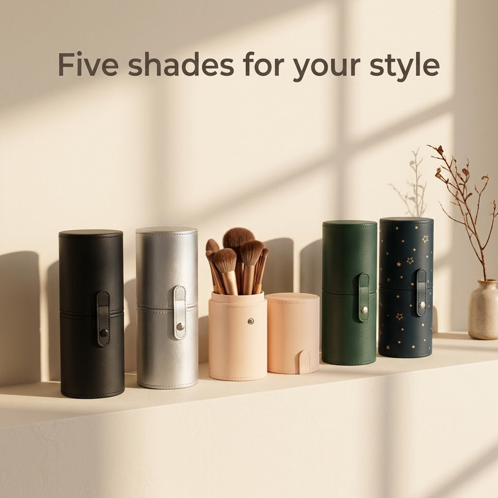 Brush holder in five colors