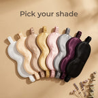 Satin sleep mask in eight colors