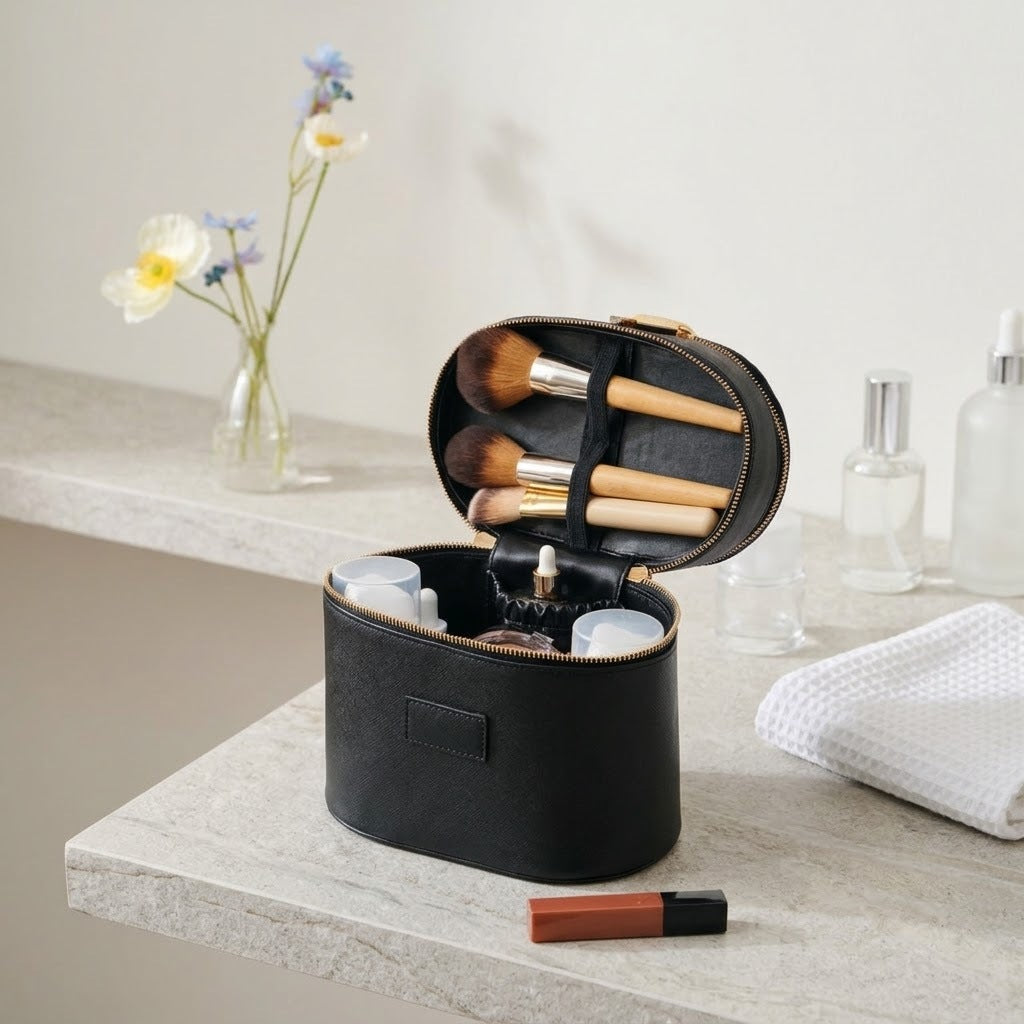 Oval Vanity Train Case by boa